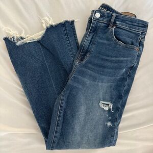 American Eagle Outfitters Super Hi-Rise Crop Flare Jeans
